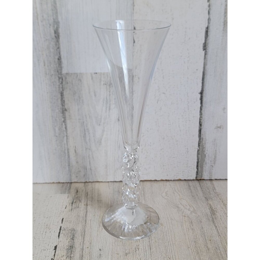 D'arques millennium‎ 2000 glass champagne flute cup vintage